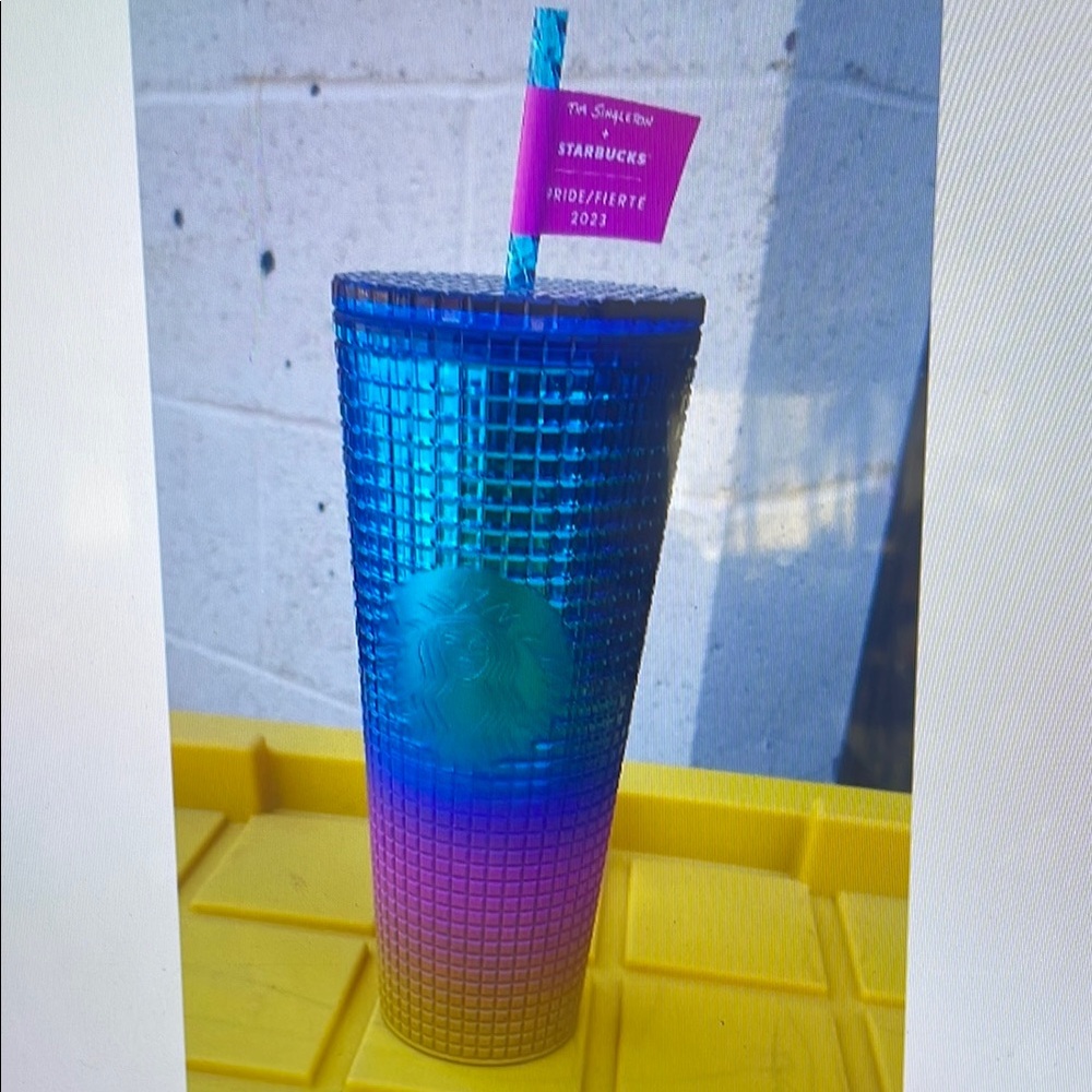 Starbucks Blue and Purple Tumbler